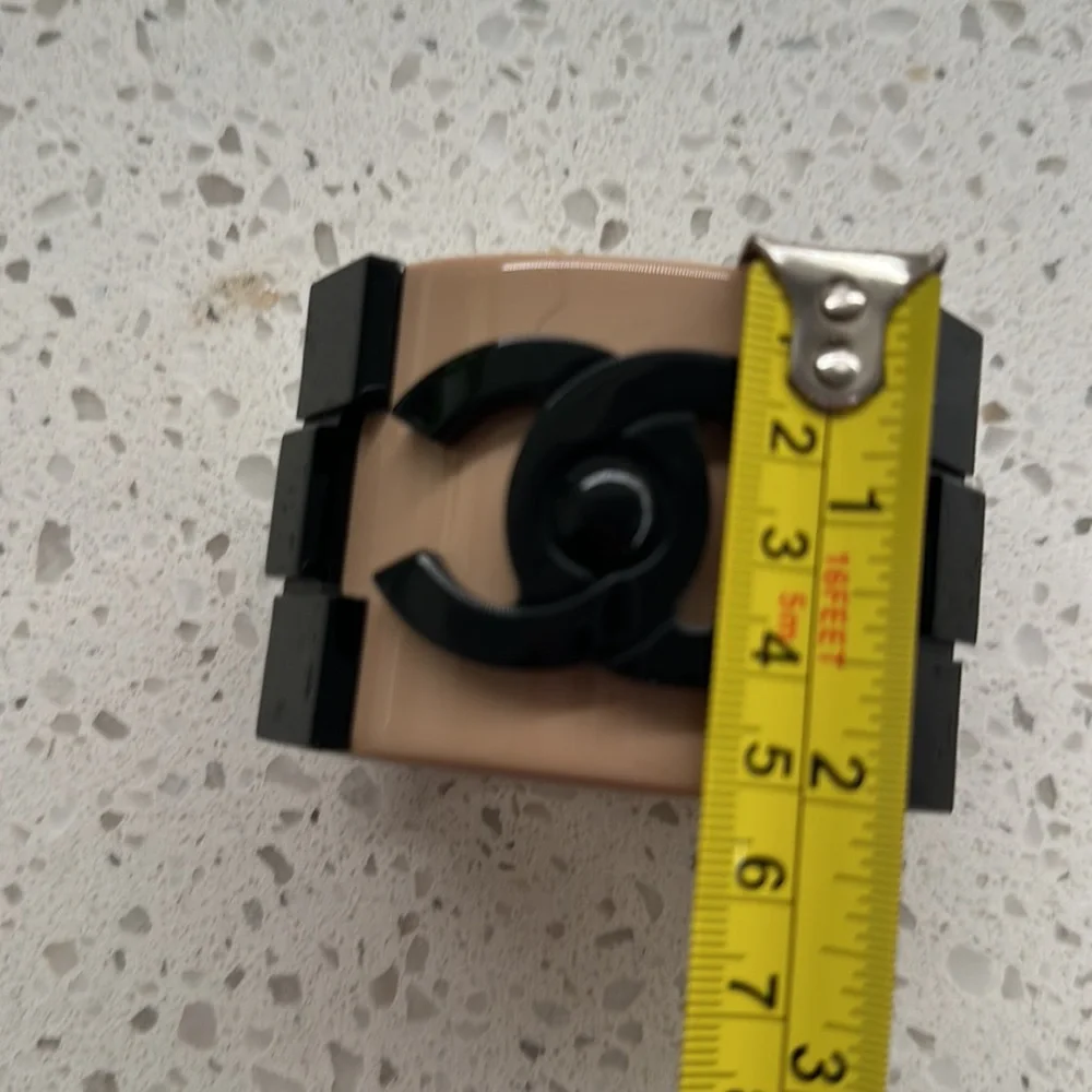 Chanel Boy Brick Cuff Tags and Full Set Karl Lagerfeld - Picture 11 of 11